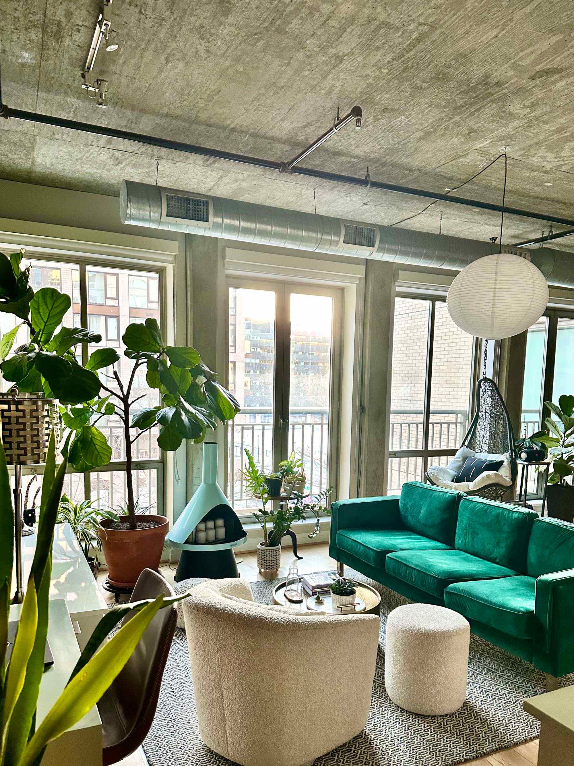 Tour a 630-Square-Foot D.C. Loft with Cool Custom Barn Doors